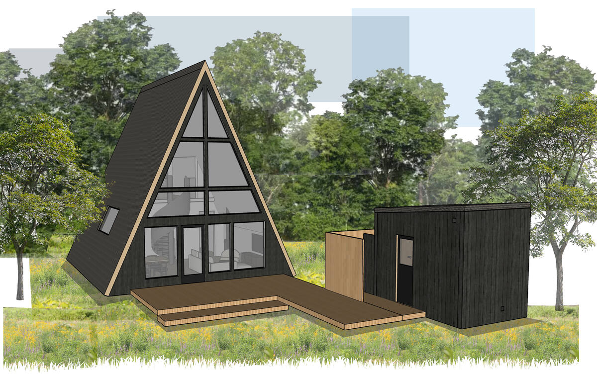 3D model of the A-Frame