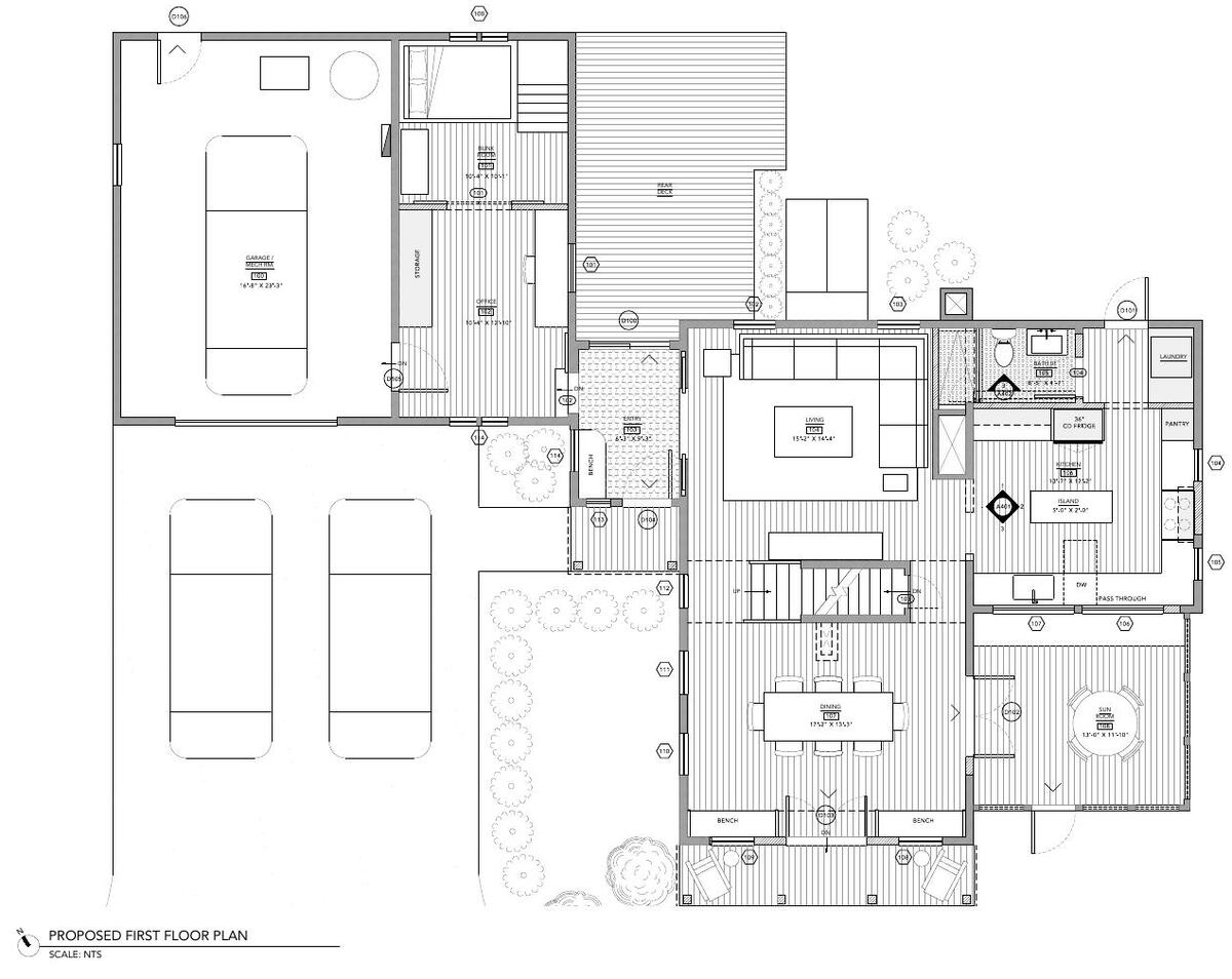 Proposed first floor plan